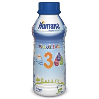 Humana 3
Probalance
Piccoli Eroi
1 anno+
Bottiglia da 470 ml