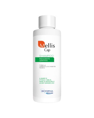 Mellis Cap
shampoo
riducente lenitivo
a base di ittiolo, miele, pepe di sichuan e acido mandelico