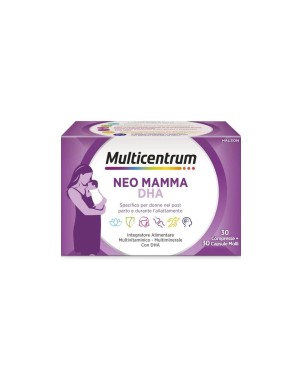 Multicentrum
Neo Mamma DHA
Integratore alimentare multivitaminico - multiminerale con DHA