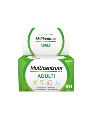 Multicentrum
Adulti
Integratore alimentare multivitaminico - multiminerale
Completo da A a Zinco