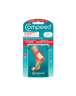 Compeed
Cerotti per vesciche  Extreme
medio
Sollievo immediato dal dolore