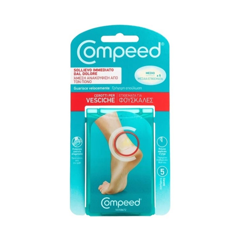 Compeed cerotti vesciche medio 5 pezzi
