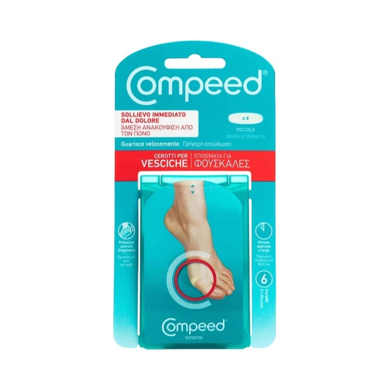 Compeed cerotti vesciche piccolo 6 pezzi