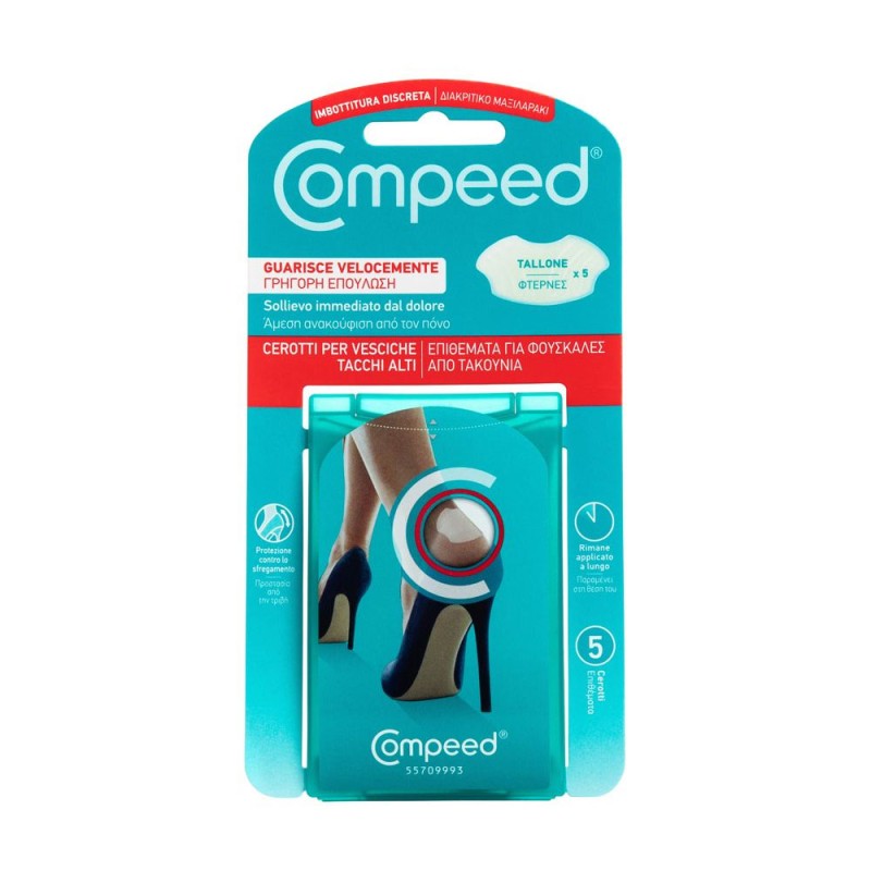 ompeed
cerotti per vesciche
tallone
tacchi alti
guarisce velocemente