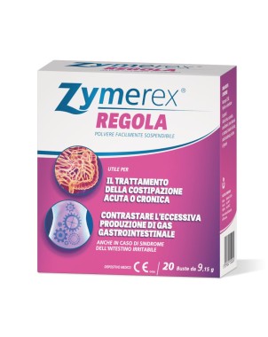 Zymerex Regola 20 bustine utile per il trattamento della costipazione acuta o cronica