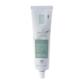 Tea Tree e Timo
ingredienti attivi funzionali 30,56% totali
tubo da 100 ml