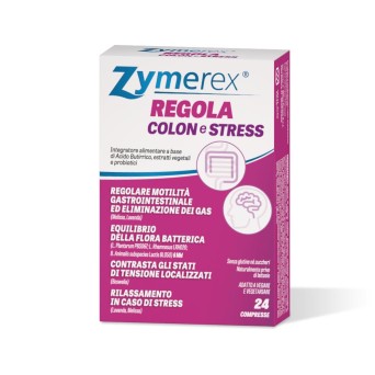 Zymerex Regola Colon e Stress compresse integratore alimentare che favorisce l'equilibrio della flora intestinale