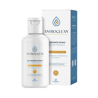 Antroclean
detergente intimo
per l'area perianale
antipruriginoso, antibatterico, protettivo, pH 5.5
