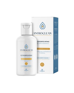 Antroclean
detergente intimo
per l'area perianale
antipruriginoso, antibatterico, protettivo, pH 5.5