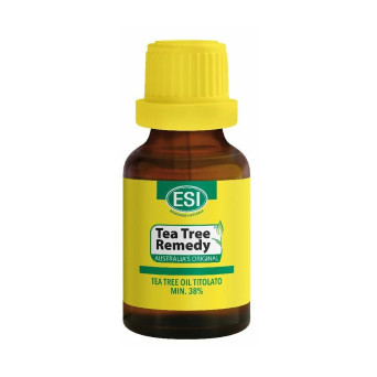 ESI
Tea tree remedy
teatree oil titolato min. 38%
100% puro
flacone da 25 ml