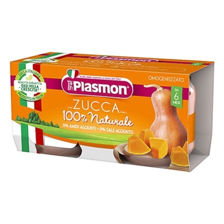 Plasmon
omogeneizzato
zucca
100% naturale
6 mesi+
Confezione 2 vasetti da 80 g