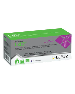 Disbioline LD2 10 flaconcini regolarità del transito intestinale, normale funzione del sistema immunitario.