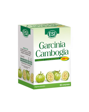 ESI Garcinia Cambogia 60 compresse utile per ridurre il senso di fame e per accelerare il metabolismo dei lipidi
