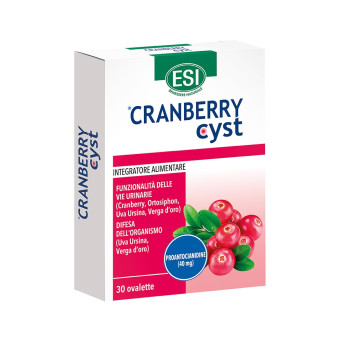 ESI Cranberry Cyst 30 ovalette funzionalità delle vie urinarie, difesa dell'organismo
