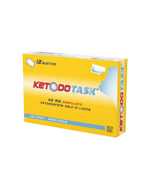KETODOTASK
sospensione orale granulato 40 mg
ketoprofene sale di lisina
uso orale | senza acqua