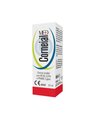 Corneial Med gocce oculari 10 ml indicate per alleviare il prurito secchezza, l'arrossamento, e l'irritazione oculare