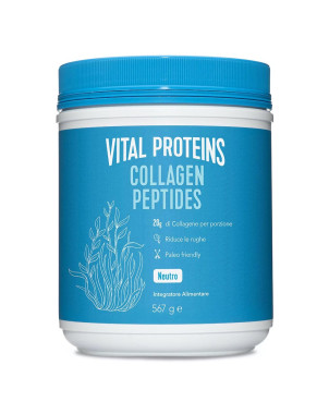 Vital Proteins Collagen Peptides integratore 567 g Per il benessere di pelle, capelli e unghie, pelle tonica ed elastica.