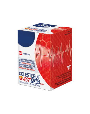 Colesterol Act Plus Forte integratore alimentare indicato per supportare il metabolismo dei lipidi