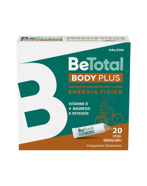 BeTotal Body Plus supporto per l'energia fisica
Complesso bilanciato di Vitamine B con Magnesio e Potassio