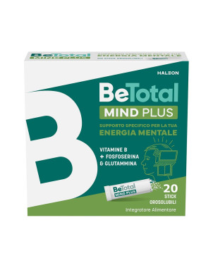 BeTotal Mind Plus Supporto per l'energia mentale
Complesso bilanciato di vitamine B con fosfoserina e glutammina