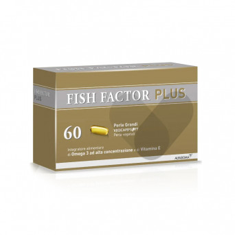 Fish Factor Plus Complemento alimenticio altamente concentrado de Omega3 y Vitamina E