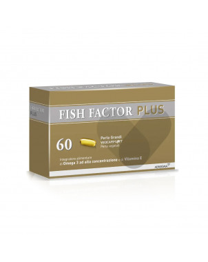 Fish Factor Plus Complemento alimenticio altamente concentrado de Omega3 y Vitamina E