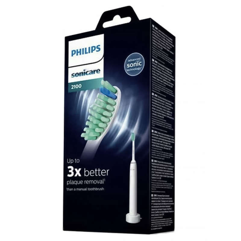 Philips Sonicare 2100 Spazzolino da denti sonico ricaricabile
Fino a 3 volte più efficace per la rimozione della placca