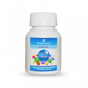 THOTALE multivitaminico 60 compresse utile coadiuvante per l'apporto di vitamine e minerali