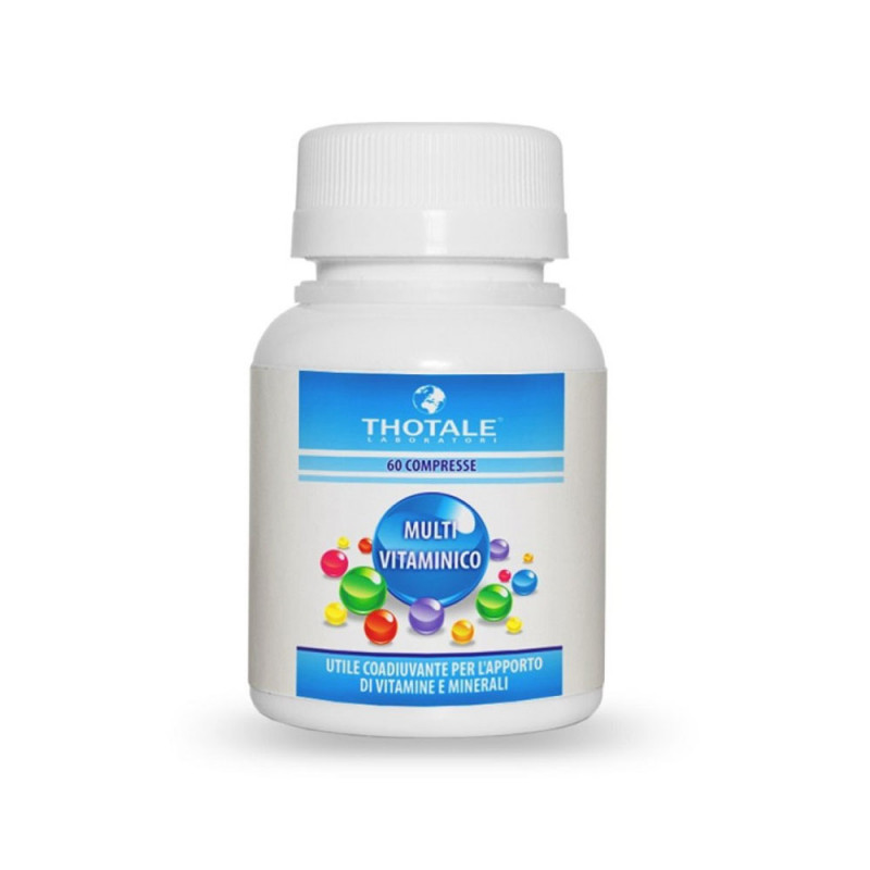 THOTALE multivitaminico 60 compresse utile coadiuvante per l'apporto di vitamine e minerali