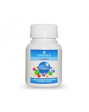 THOTALE multivitaminico 60 compresse utile coadiuvante per l'apporto di vitamine e minerali