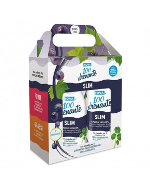 Nova 100 Drenante Slim Bipack 2 x 300 ml integratore alimentare utile per il contrasto degli inestetismi della cellulite