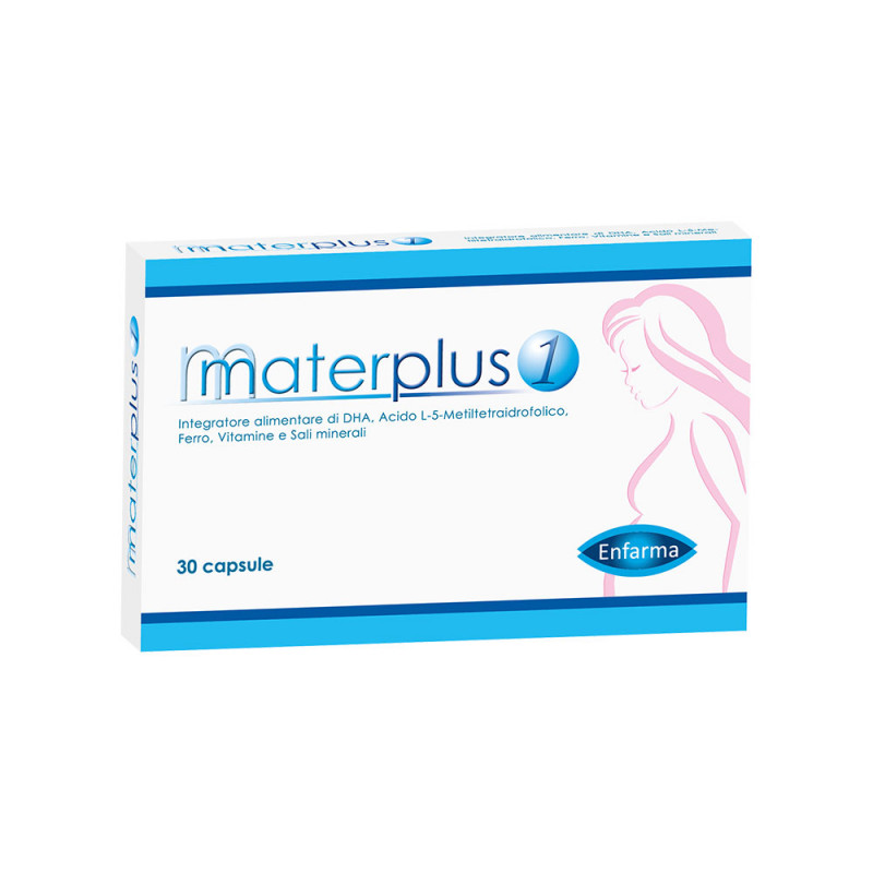 Materplus1 30 capsule integratore alimentare utile in gravidanza ed allattamento