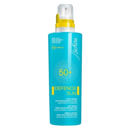 Bionike
Defence sun
latte solare spray
SPF 50+ (protezione molto alta)
Flacone da 200 ml