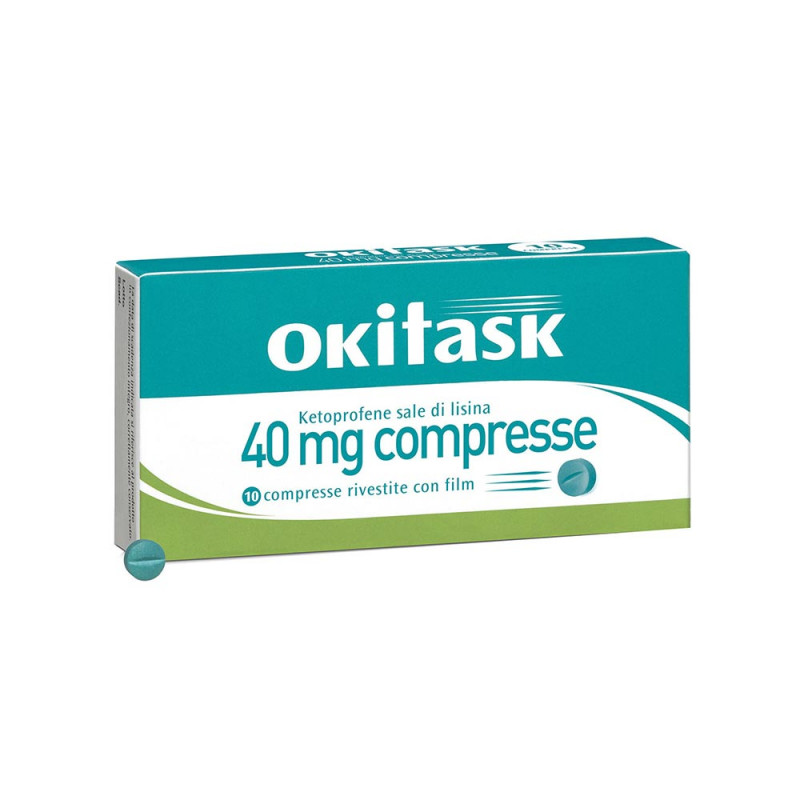 Okitask 40 mg 10 comprimés anti-inflammatoires indiqués dans le traitement des douleurs de toutes sortes