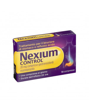 Nexium control 20 mg 14 comprimidos tratamiento para la acidez y el reflujo ácido