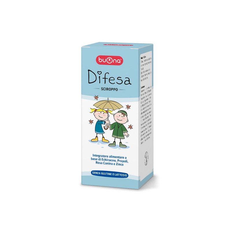 Sirop Buona Difesa indiqué pour favoriser les défenses immunitaires naturelles de l'enfant