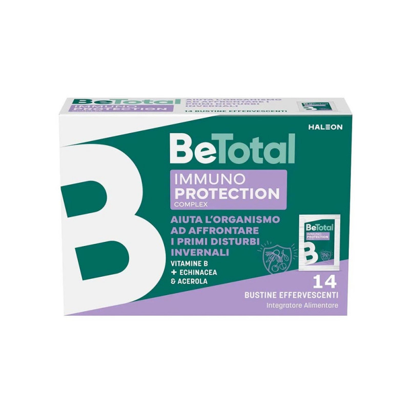 BeTotal Complexe Immuno Protection 14 Sachets aide l'organisme à faire face aux premiers maux de l'hiver