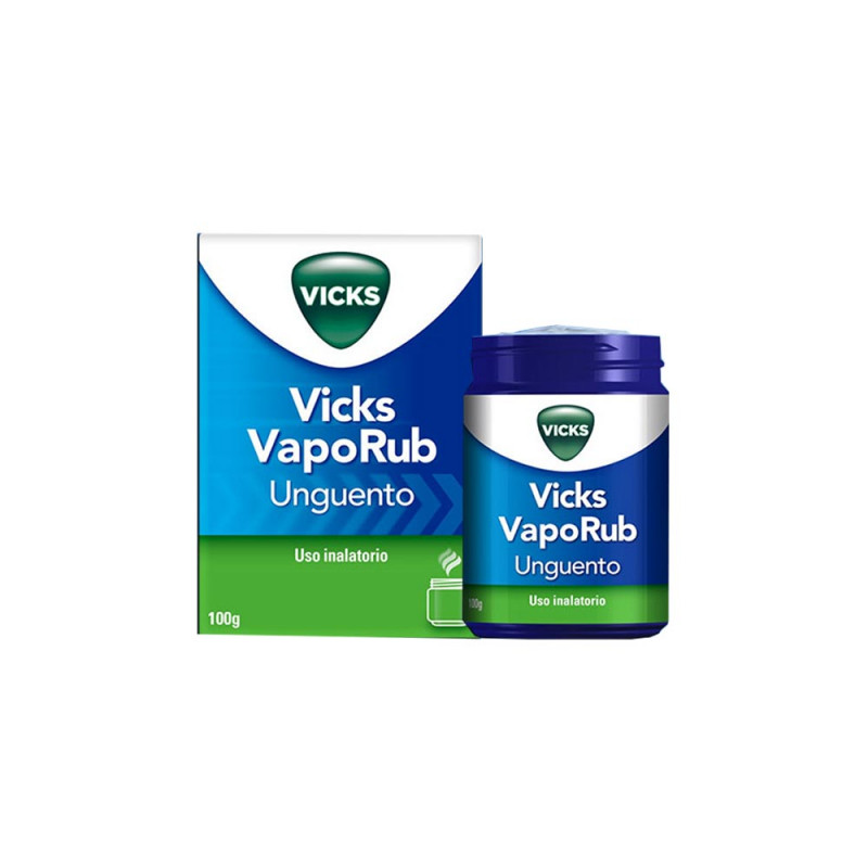 Vicks vaporub unguento inalatorio per il trattamento balsamico nelle affezioni delle prime vie respiratorie.