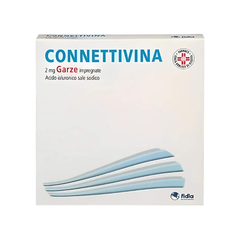 Connettivina 10 garze indicate in caso di escoriazioni, abrasioni, scottature, ustioni di lieve entità anche estese.