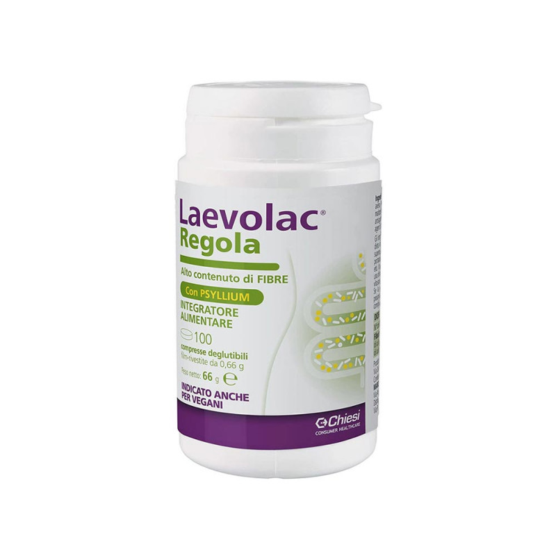 Laevolac Regola 100 compresse utile per favorire un corretto transito intestinale
