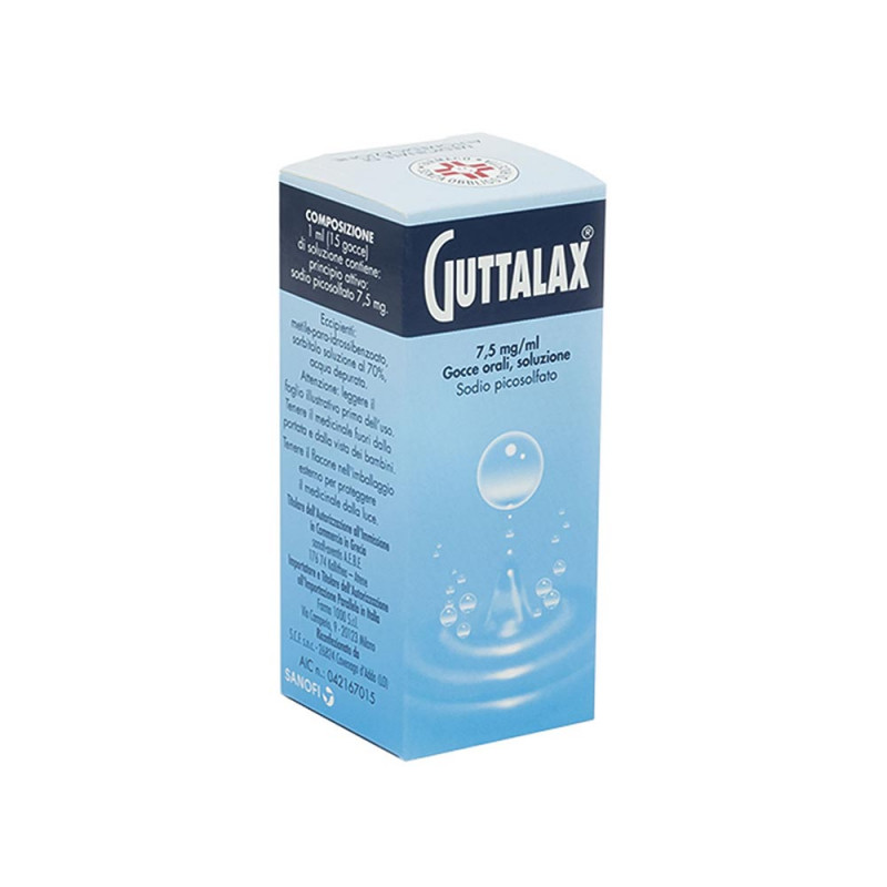 Guttalax 7.5 mg / ml oral solution drops 15 ml