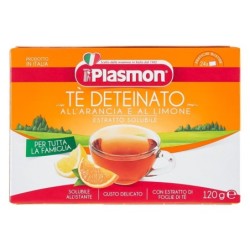 Plasmon
Tè deteinato
All'arancia e limone
estratto solubile
per tutta la famiglia