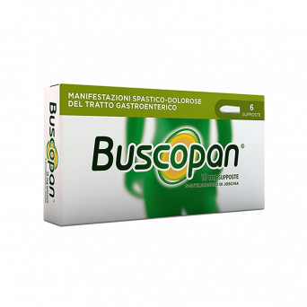 Buscopan 10 mg 6 suppositories spastic-painful manifestations of the gastrointestinal tract