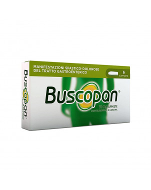 Buscopan 10 mg 6 suppositories spastic-painful manifestations of the gastrointestinal tract