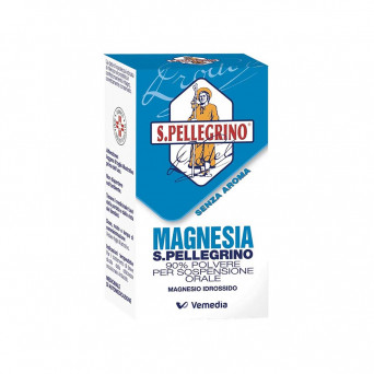 Magnesia San Pellegrino indicata per il trattamento di breve durata della stitichezza occasionale e come antiacido