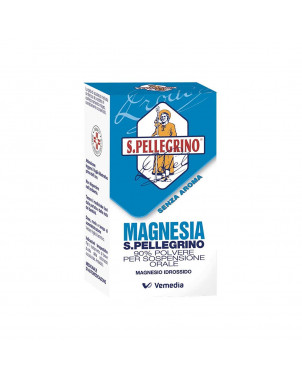 Magnesia San Pellegrino indicata per il trattamento di breve durata della stitichezza occasionale e come antiacido