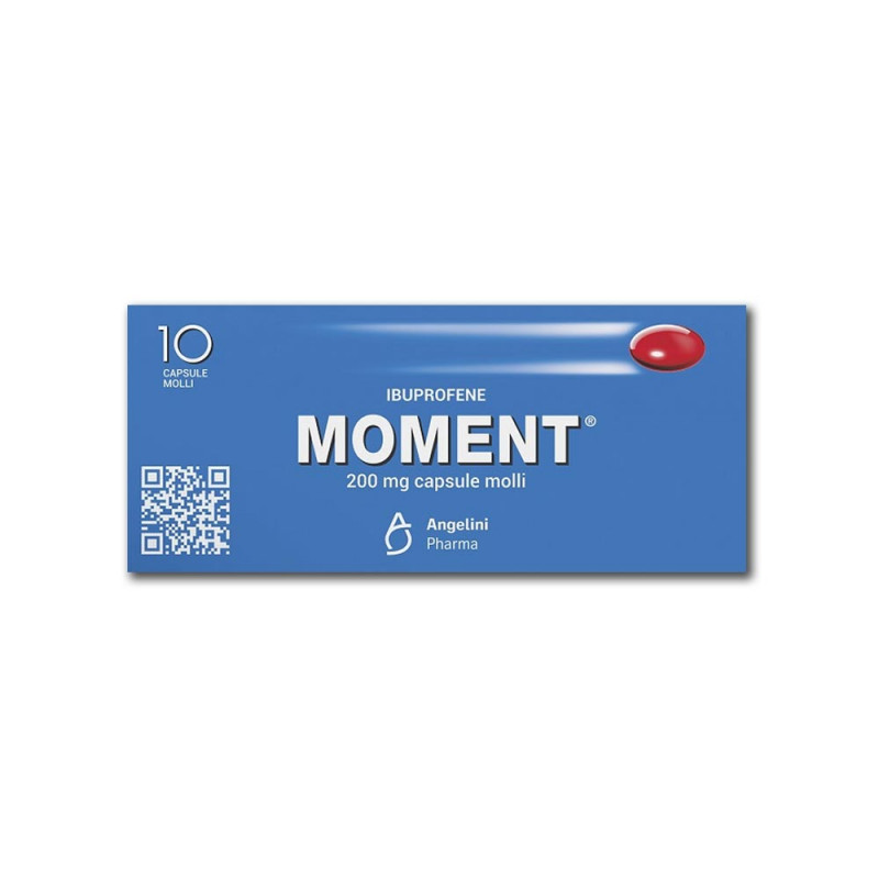 Moment 200 mg 10 Weichkapseln zur Behandlung von Schmerzen unterschiedlicher Herkunft und Art