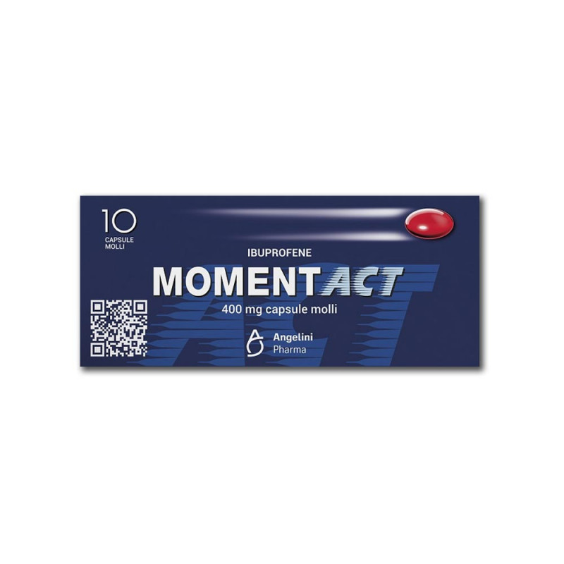 Momentact 400 mg 10 capsule molli indicato per il trattamento del dolore di varia origine e natura