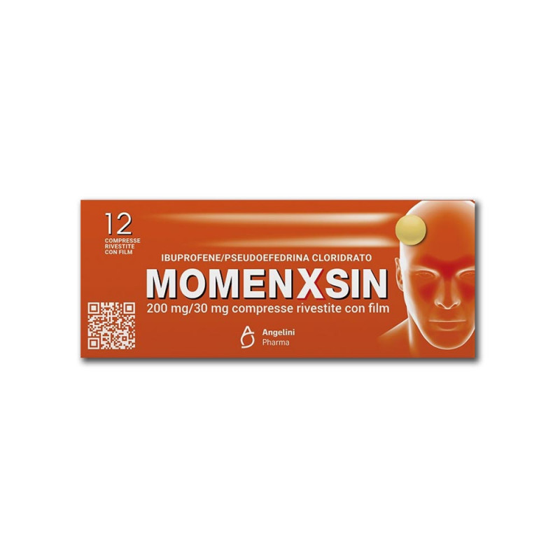Momenxsin 12 tablets indicated for the symptomatic treatment of nasal congestion
