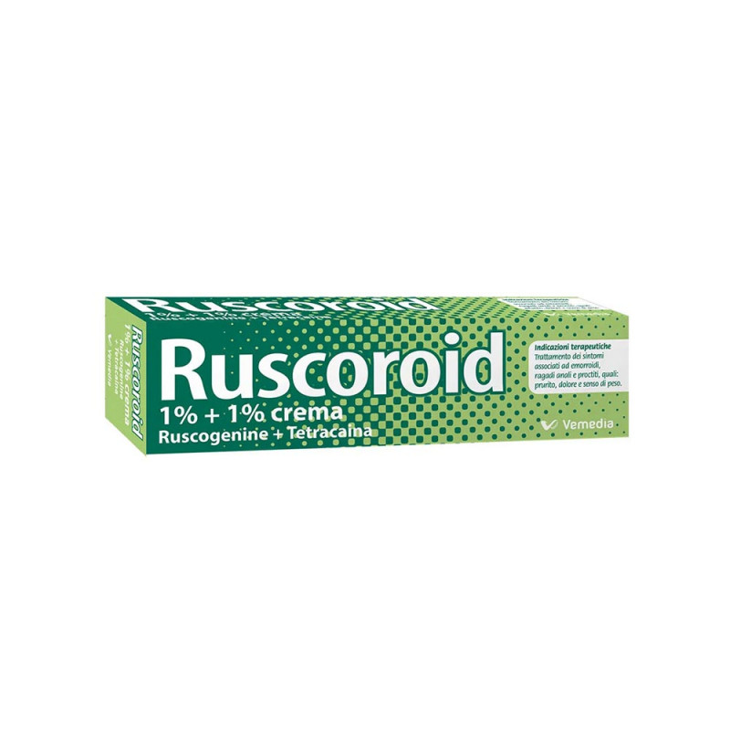 Ruscoroid crema rettale 40 g trattamento dei sintomi associati ad emorroidi, ragadi anali e proctiti